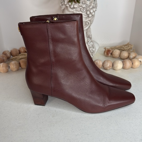 Lauren Ralph Lauren Willa Brown Leather Boot Sz 10 - Picture 7 of 11